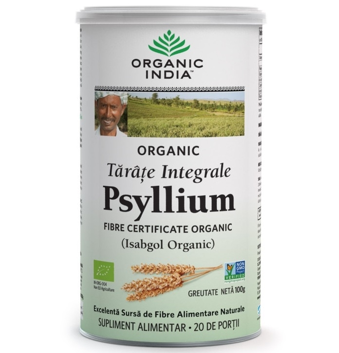 Tarate psyllium integrale 100g - ORGANIC INDIA