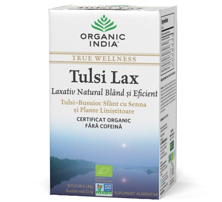 Ceai tulsi lax 18dz - ORGANIC INDIA