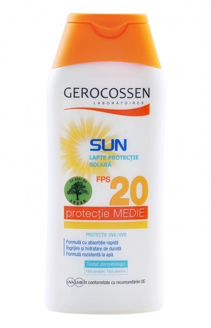 Lapte protectie solara spf20 Sun 200ml - GEROCOSSEN