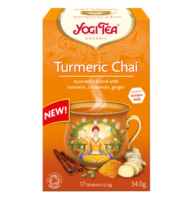 Ceai turmeric Chai eco 17dz - YOGI TEA