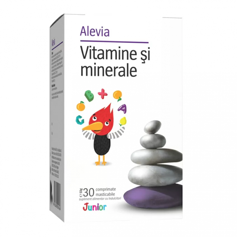 Vitamine multiminerale copii 30cp - ALEVIA