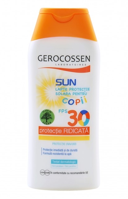 Lapte protectie solara copii spf30 Sun 200ml - GEROCOSSEN