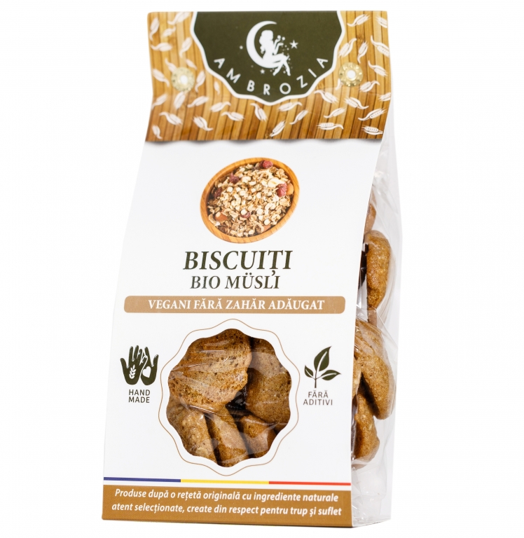 Biscuiti vegani musli 150g - AMBROZIA