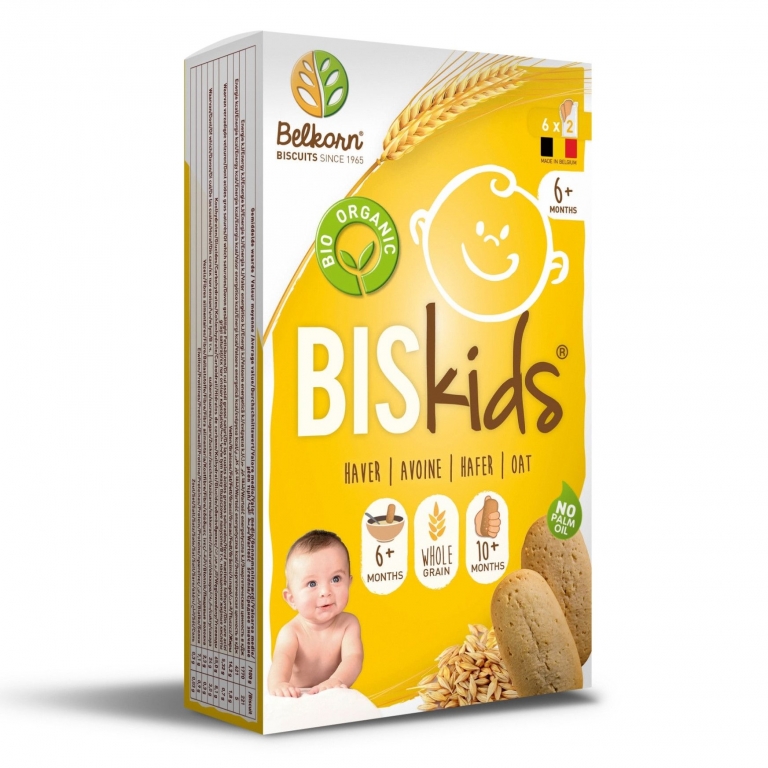 Biscuiti ovaz bebe +6luni BisKids eco 150g - BELKORN