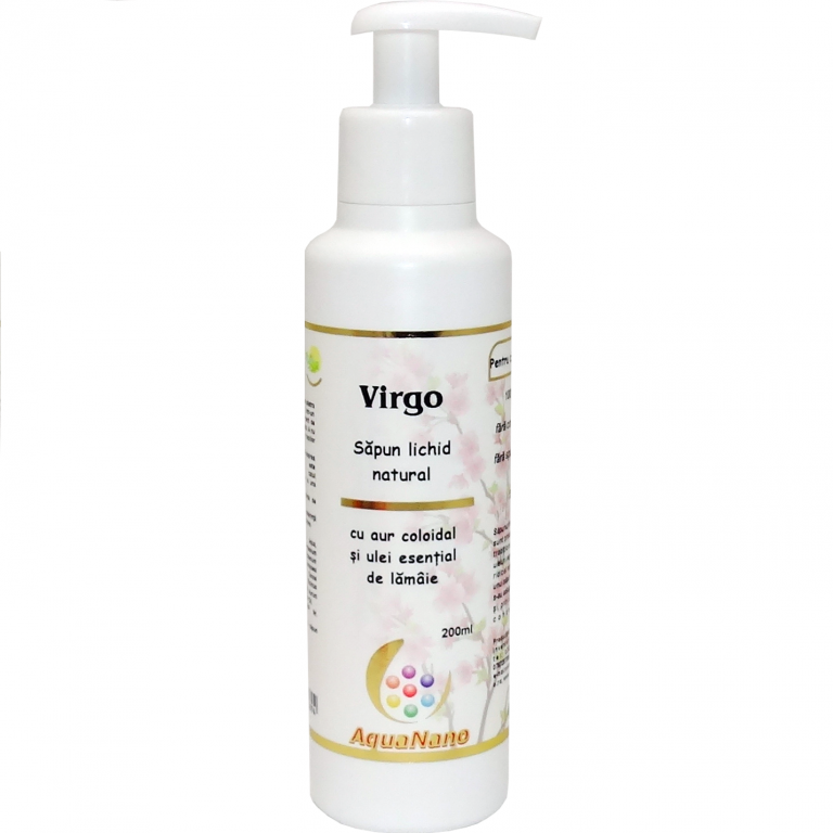 Sapun lichid aur coloidal ulei esential lamaie Virgo 200ml - AQUA NANO