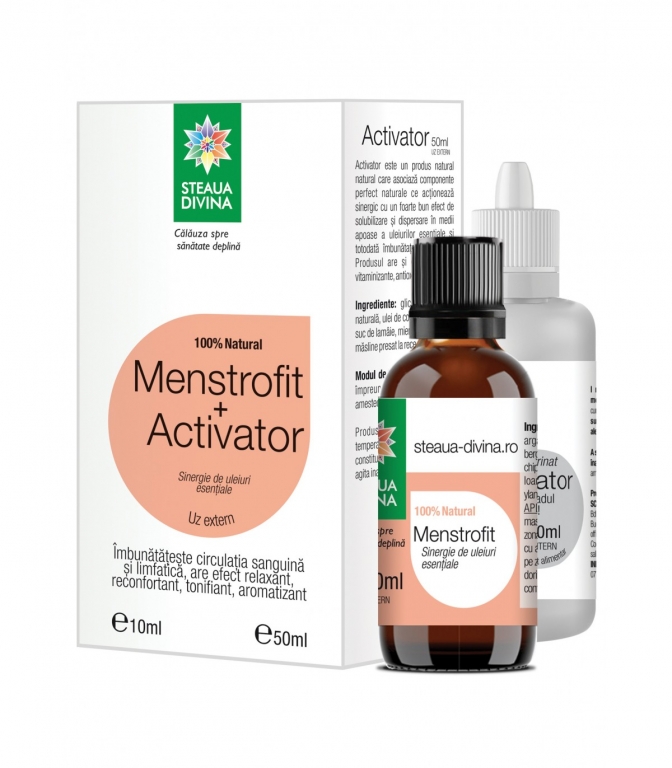 Kit Menstrofit 10ml+activator 50ml - SANTO RAPHAEL