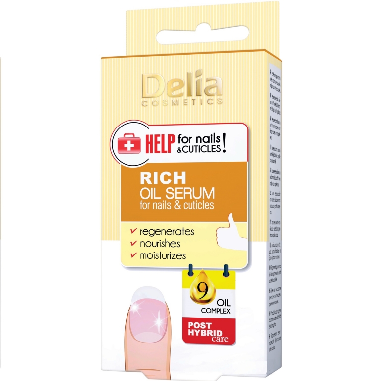 Ulei serum tratament unghii cuticule Help 11ml - DELIA