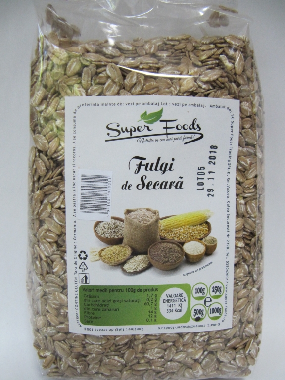 Fulgi secara 500g - SUPERFOODS