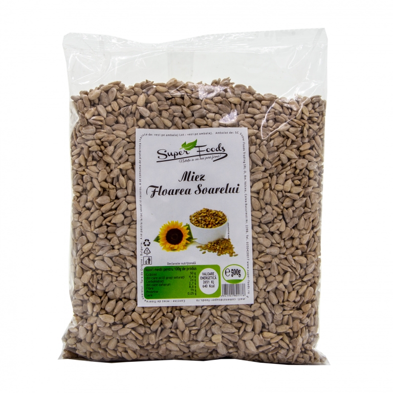 Seminte fl soarelui 500g - SUPERFOODS