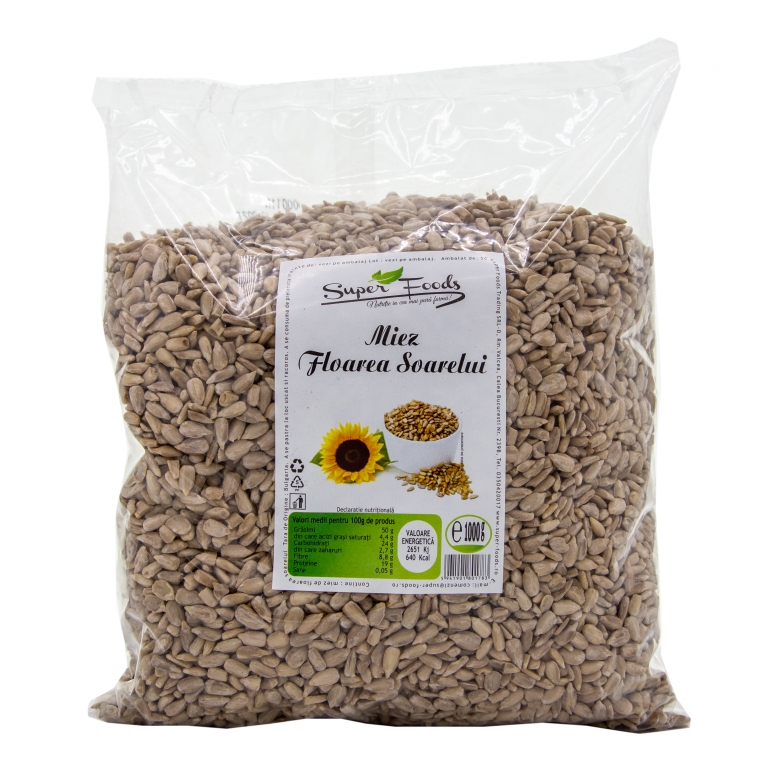 Seminte fl soarelui 1kg - SUPERFOODS