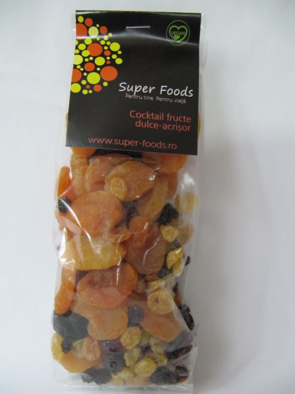 Mix fructe dulce acrisor 250g - SUPERFOODS