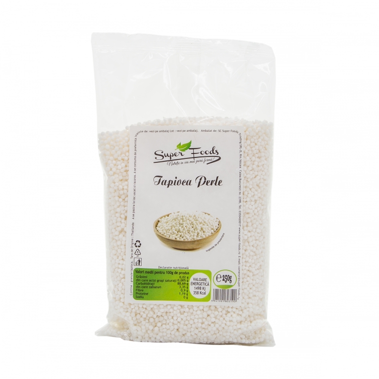 Tapioca boabe 250g - SUPERFOODS