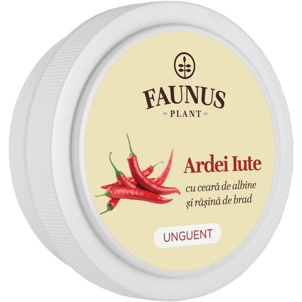 Unguent ardei iute 20ml - FAUNUS PLANT