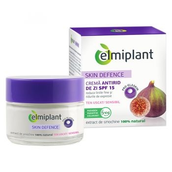 Crema zi antirid ten normal/mixt SkinDefence 50ml - ELMIPLANT