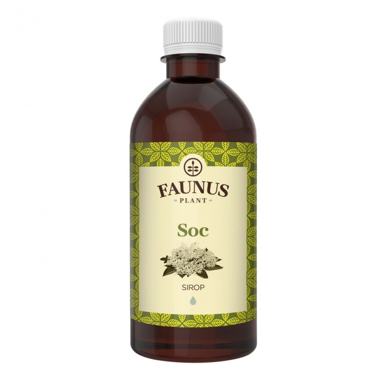 Sirop soc flori 500ml - FAUNUS PLANT