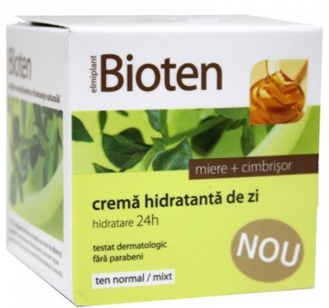 Crema zi hidratanta ten normal/mixt Bioten 50ml - ELMIPLANT