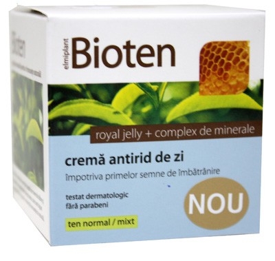 Crema zi antirid ten normal/mixt Bioten 50ml - ELMIPLANT