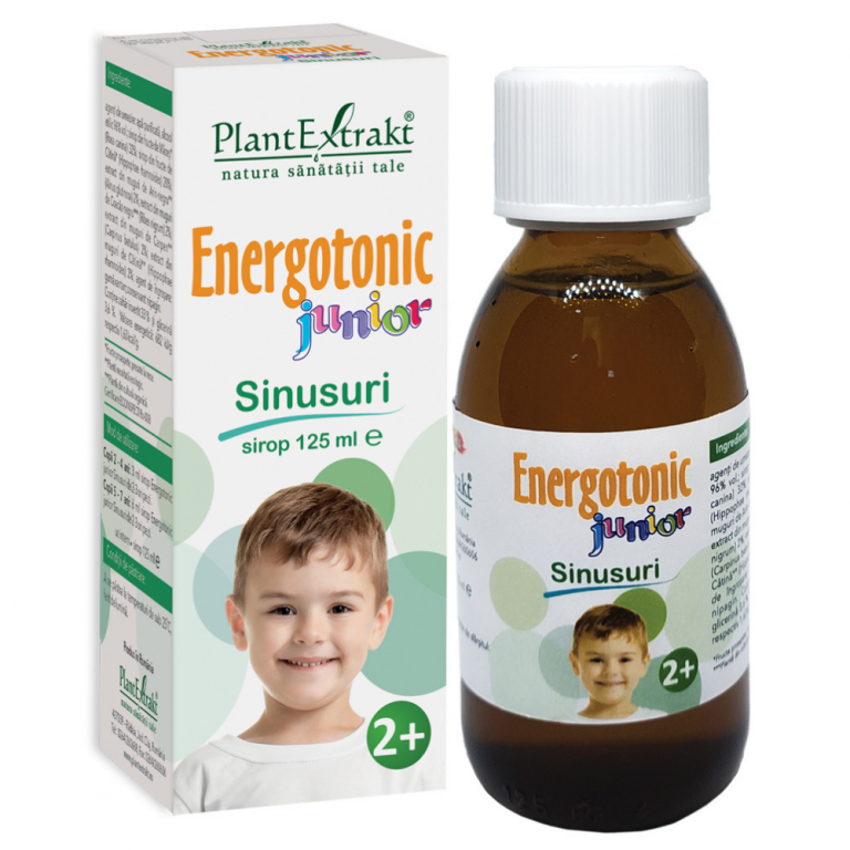 Sirop sinusuri Energotonic junior +2ani 125ml - PLANTEXTRAKT