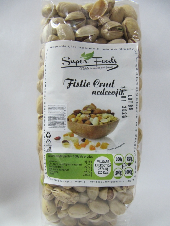 Fistic crud intreg 250g - SUPERFOODS