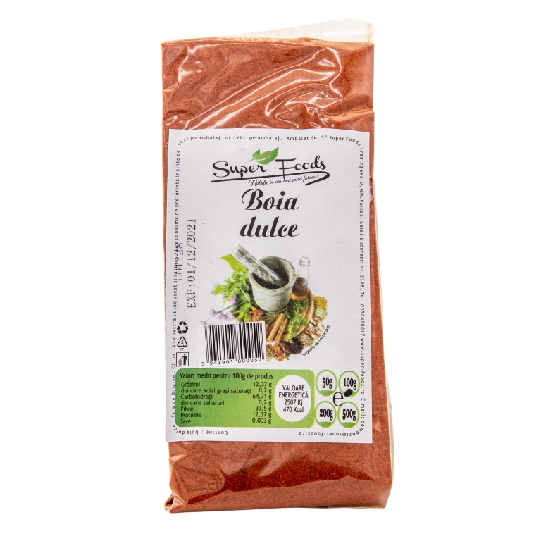 Condiment boia dulce 100g - SUPERFOODS