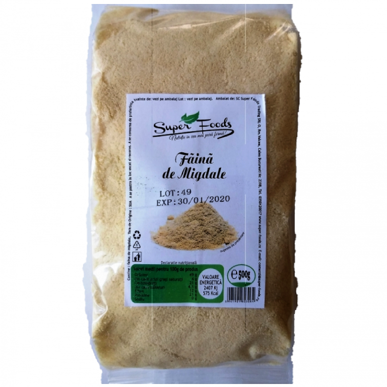 Faina migdale decojite 500g - SUPERFOODS