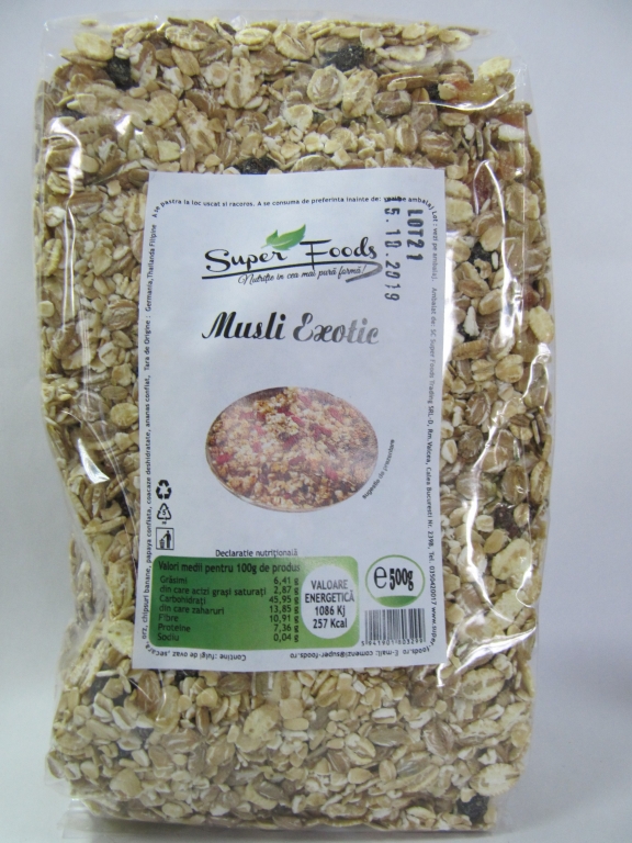 Musli exotic 500g - SUPERFOODS