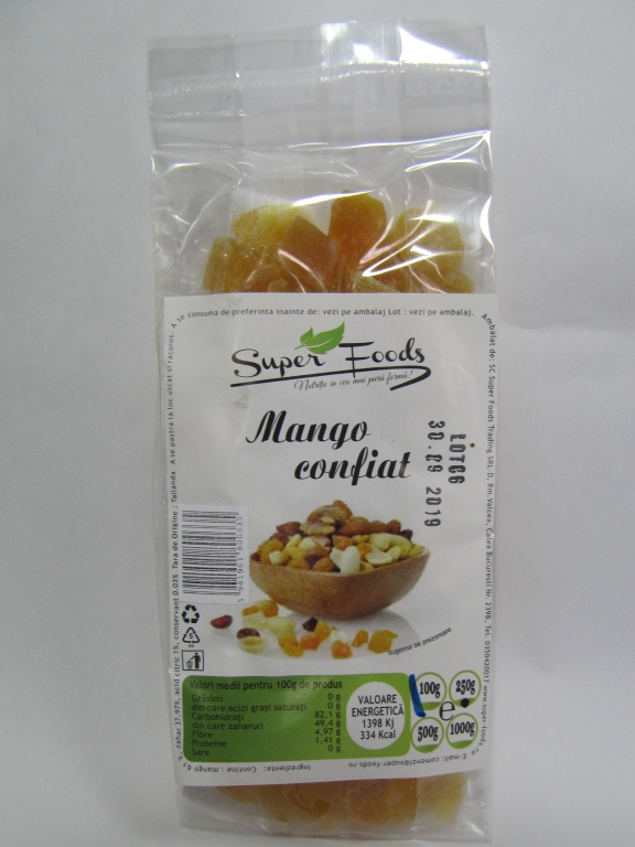 Mango confiat 100g - SUPERFOODS