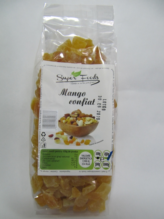 Mango confiat 250g - SUPERFOODS