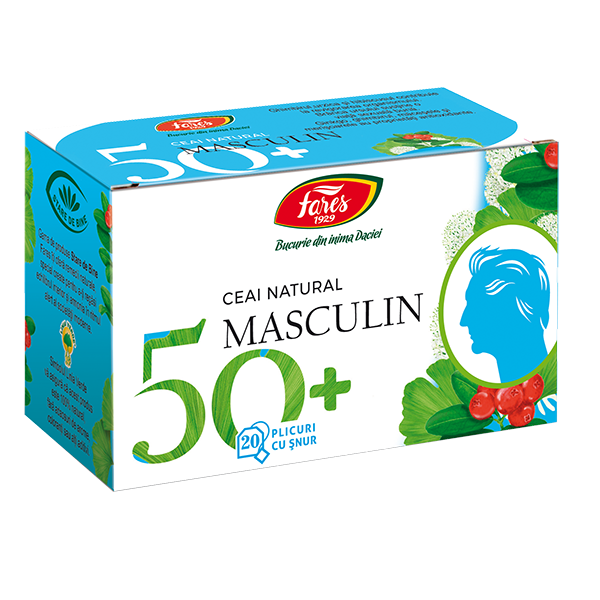 Ceai natural Masculin 50+ 20dz - FARES