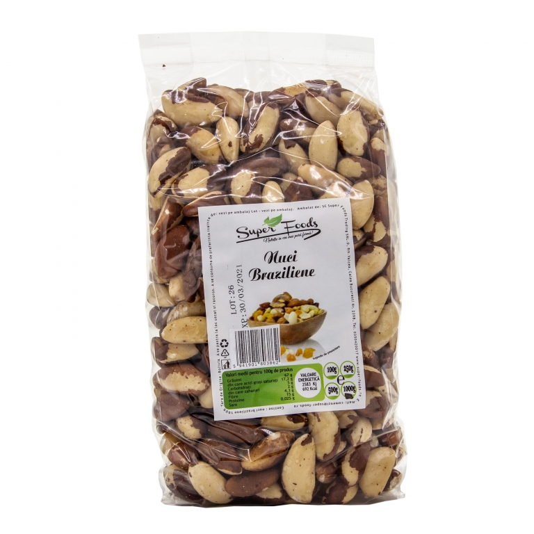 Nuci braziliene 1kg - SUPERFOODS