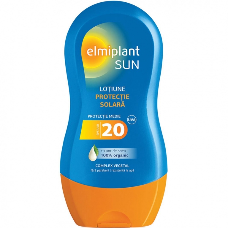 Lotiune protectie solara spf20 200ml - ELMIPLANT