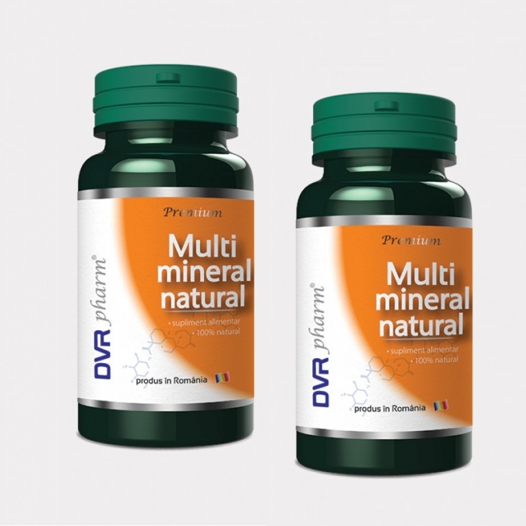 Pachet Multi Mineral natural 2x60cps - DVR PHARM