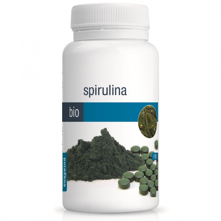 Spirulina tablete 500mg bio 180cp - PURASANA