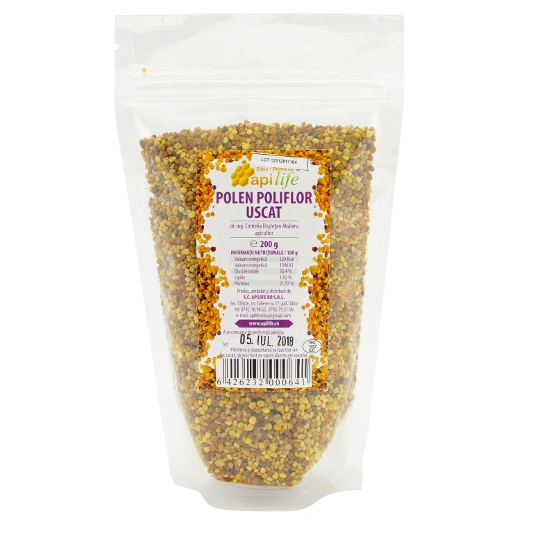 Polen uscat granule 200g - APILIFE