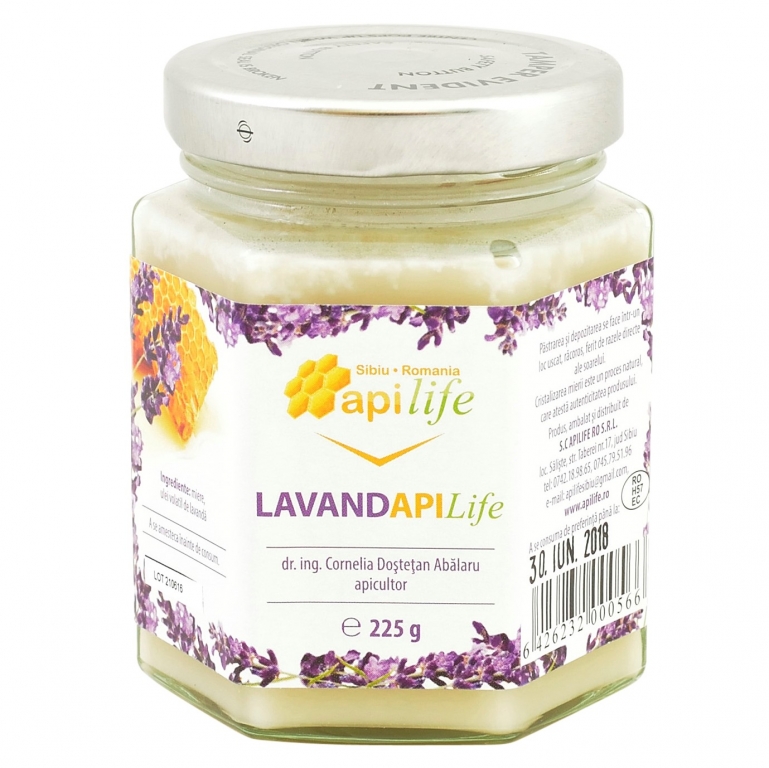 Miere cu lavanda 225g - APILIFE