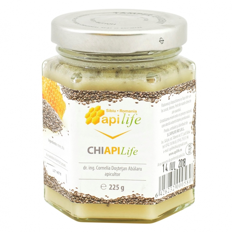 Miere cu chia 225g - APILIFE