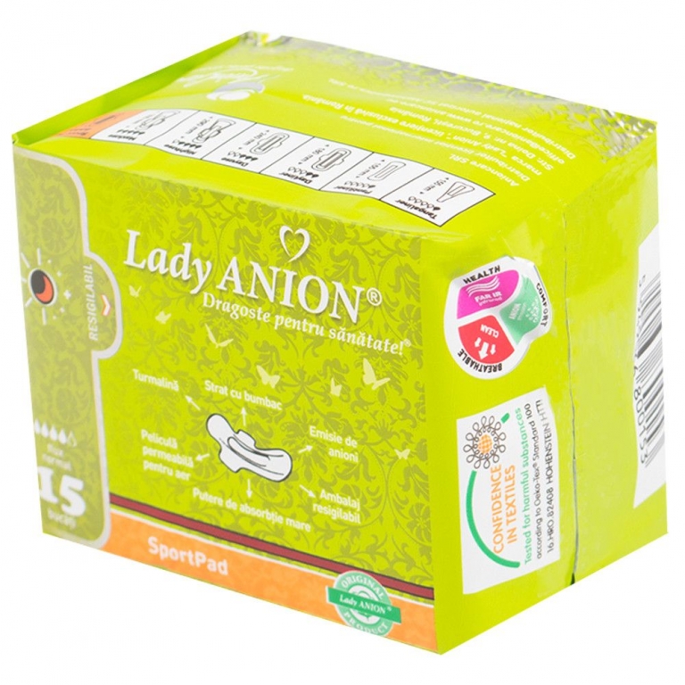 Absorbant ciclu 4pic SportPad 15b - LADY ANION