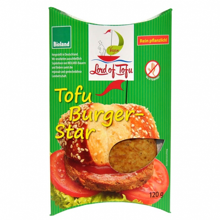 Burger vegan soia Star 120g - LORD OF TOFU