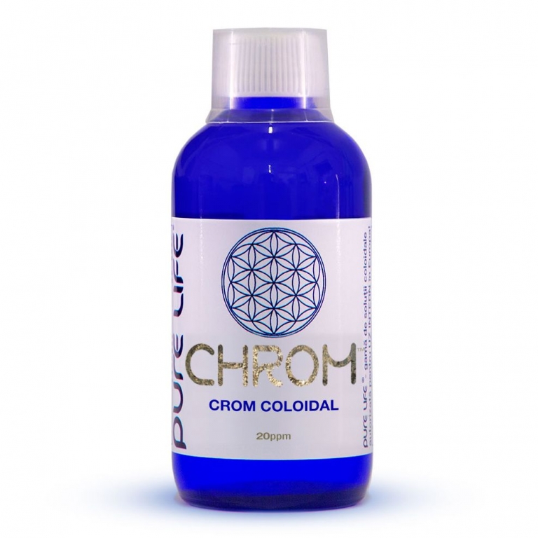 Crom coloidal 20ppm Chrom 240ml - PURE LIFE