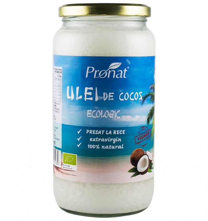 Ulei cocos extravirgin ecologic 1L - PRONAT