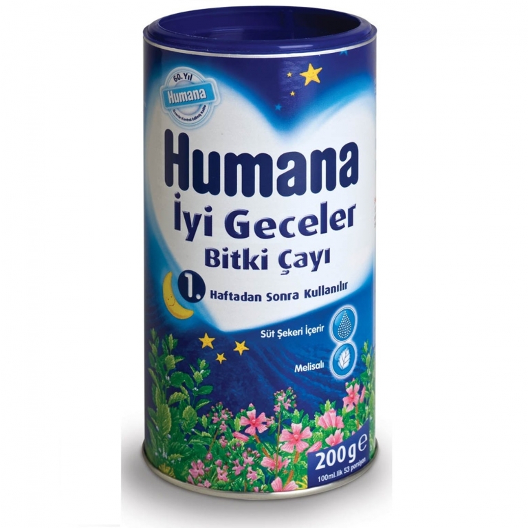 Ceai instant noapte bebe +4luni 200g - HUMANA