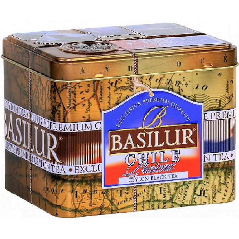 Ceai negru ceylon Present Chile cutie 100g - BASILUR