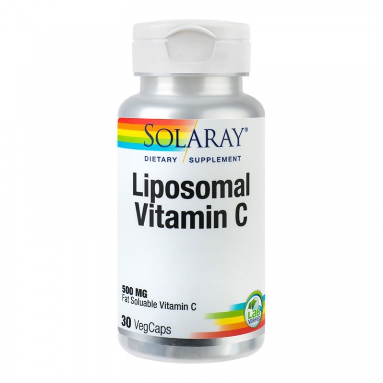 Vitamina C Liposomal 500mg 30cps - SOLARAY