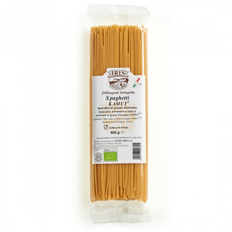 Paste spaghete kamut integral eco 500g - IRIS BIO