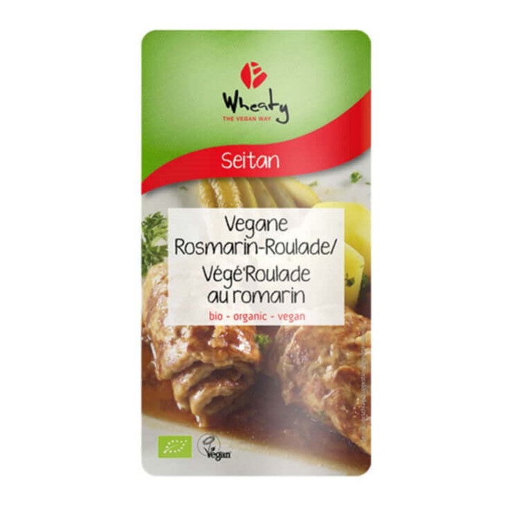 Rulada vegana seitan rozmarin 175g - WHEATY