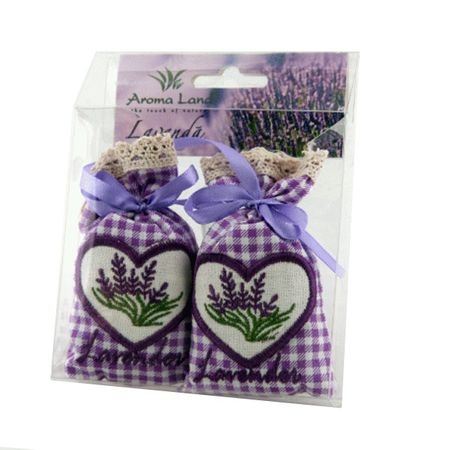 Set 2 saculeti brodati lavanda uscata 2b - AROMA LAND