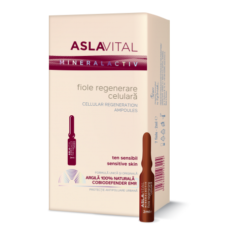 Fiole regenerare celulara 7x2ml - ASLAVITAL MINERALACTIV