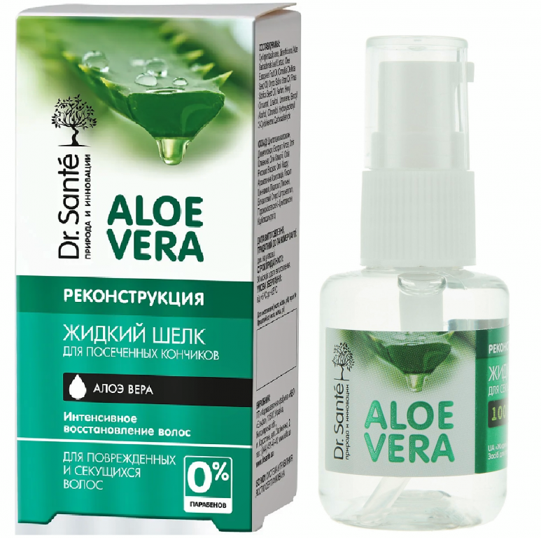 Ser par matasos restructurant vafuri despicate suc aloe vera 30ml - DR SANTE