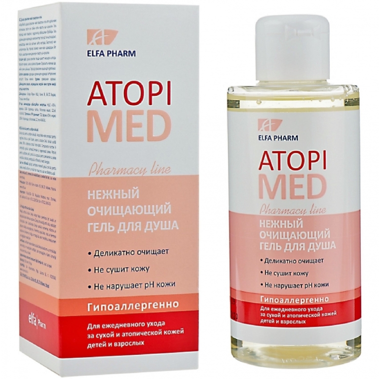 Gel dus delicat purificator piele atopica AtopiMed 150ml - ELFA PHARM