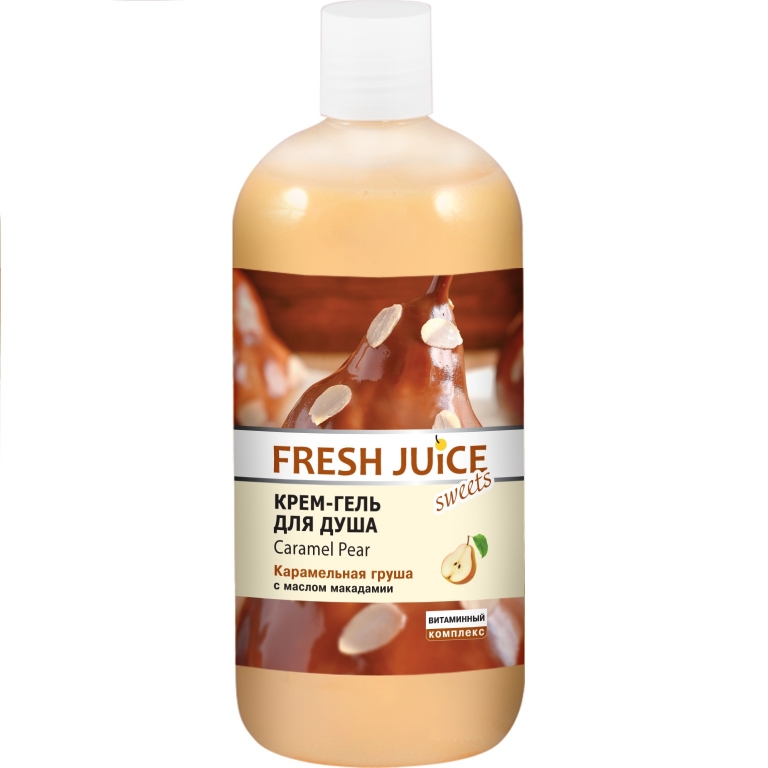 Gel dus cremos pere ulei macadamia 500ml - FRESH JUICE